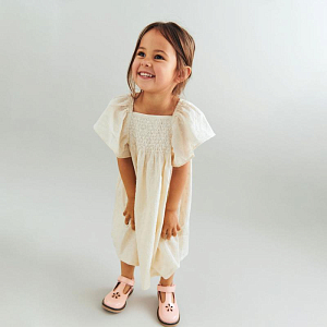 Платье с коротким рукавом Wheat, кремовый ликер